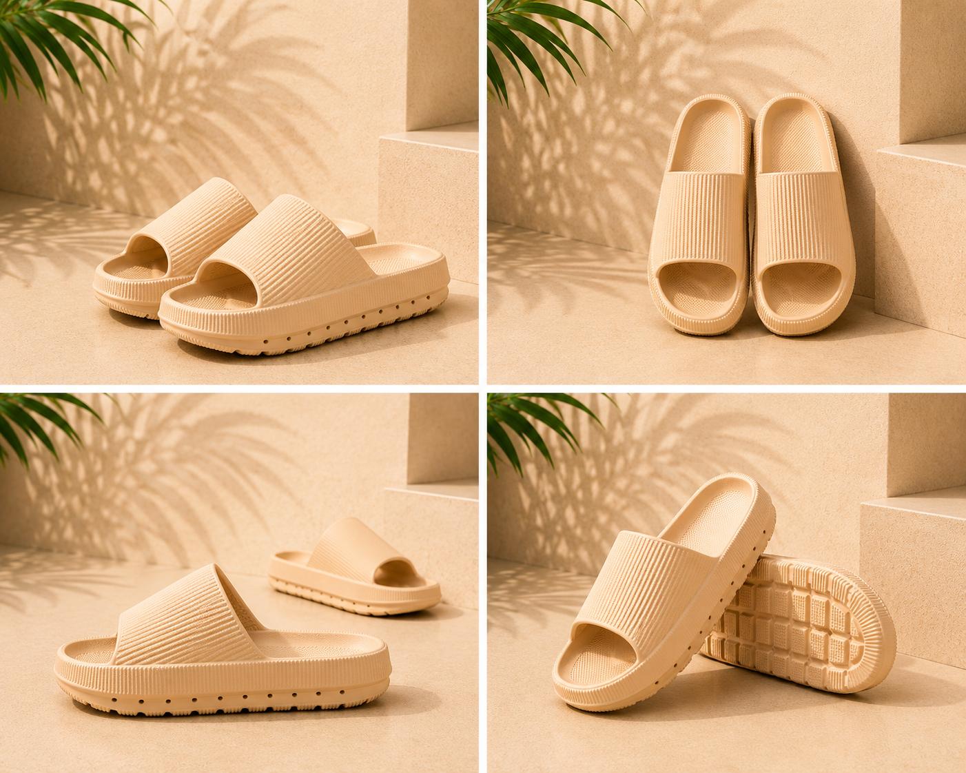 Geribbelde EVA Slipper